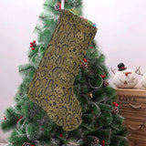 Snake skin pattern Christmas Stocking