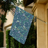 butterfly leaves pattern House Flag Garden Flag