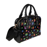 Colorful star pattern Shoulder Handbag