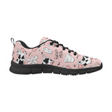 Cows milk product pink background Women's Sneaker Shoes