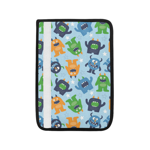 Alien Pattern Print Design 04 Car Seat Belt Cover