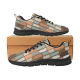 Wood Printed Pattern Print Design 02 Women's Sneaker Shoes