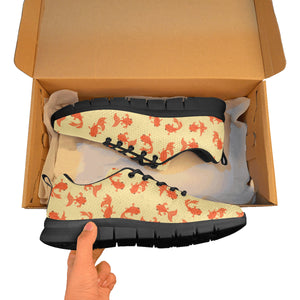 Goldfish Pattern Print Design 02 Women's Sneaker Shoes