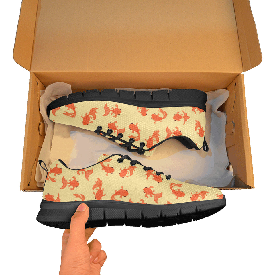 Goldfish Pattern Print Design 02 Women's Sneaker Shoes
