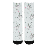 Cute goat design pattern Crew Socks