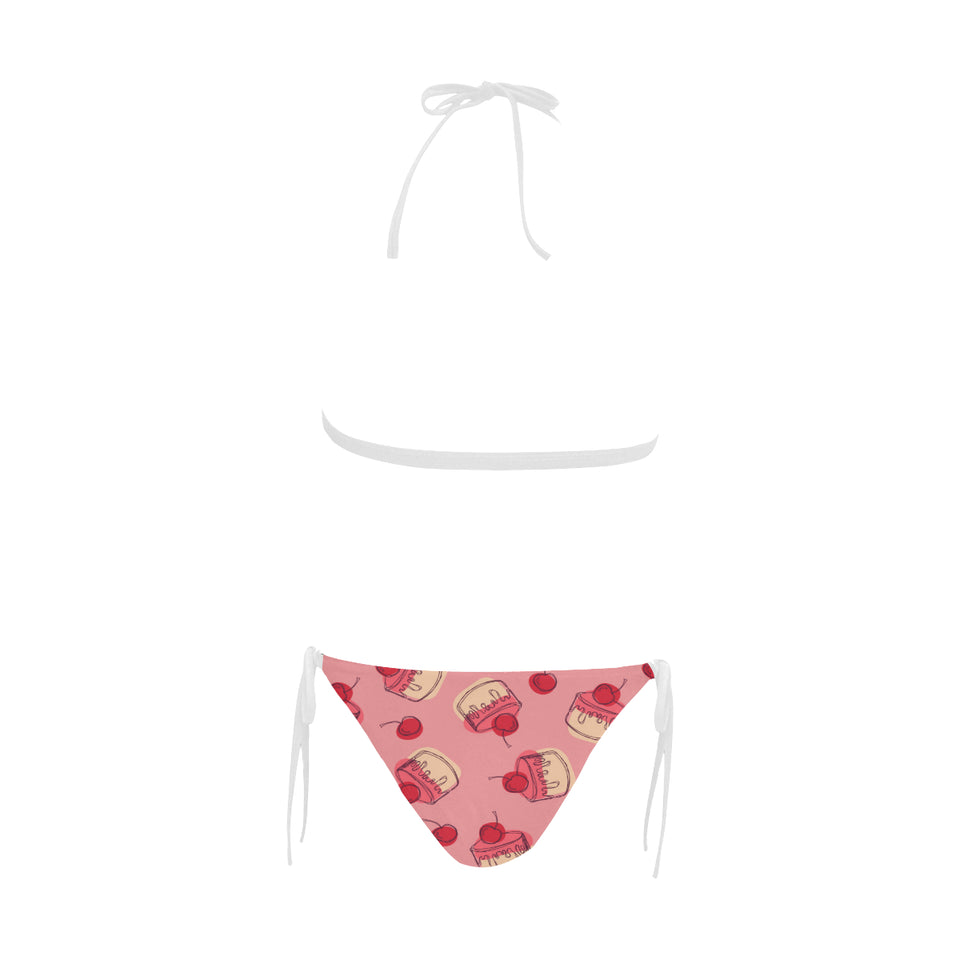 Cake cherry pattern Sexy Bikinis Two-Piece Swimsuits