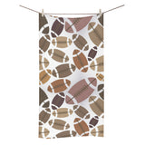 American football ball pattern Bath Towel