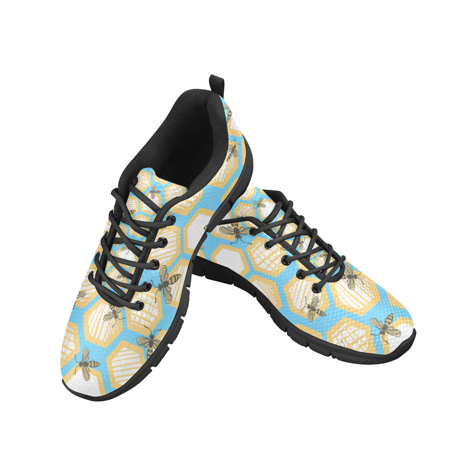 Bee honeycomb pattern Men's Sneaker Shoes