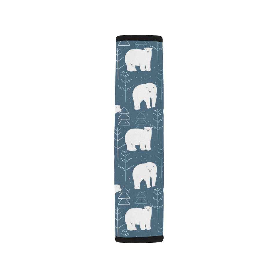 polar bear mother her child pattern Car Seat Belt Cover