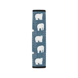 polar bear mother her child pattern Car Seat Belt Cover