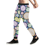 Colorful clock background Unisex Casual Sweatpants