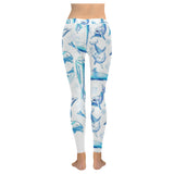 Watercolor dolphin pattern Women's Legging Fulfilled In US