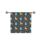 Deers star tree pattern Bath Towel