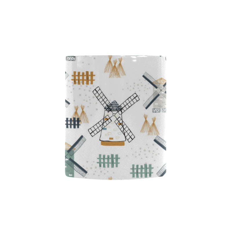 windmill pattern Morphing Mug Heat Changing Mug