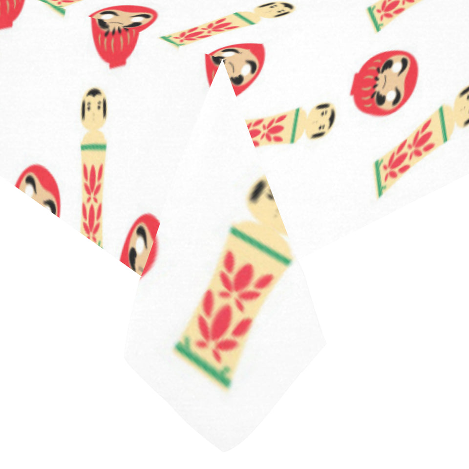 Daruma japanese wooden doll Tablecloth