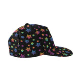 Colorful star pattern All Over Print Snapback Cap