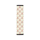 Golden Retriever Pattern Print Design 01 Car Seat Belt Cover