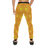 Sun orange background Unisex Casual Sweatpants