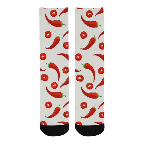 Chili pattern Crew Socks