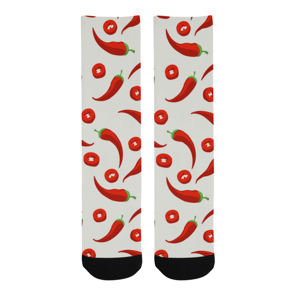 Chili pattern Crew Socks