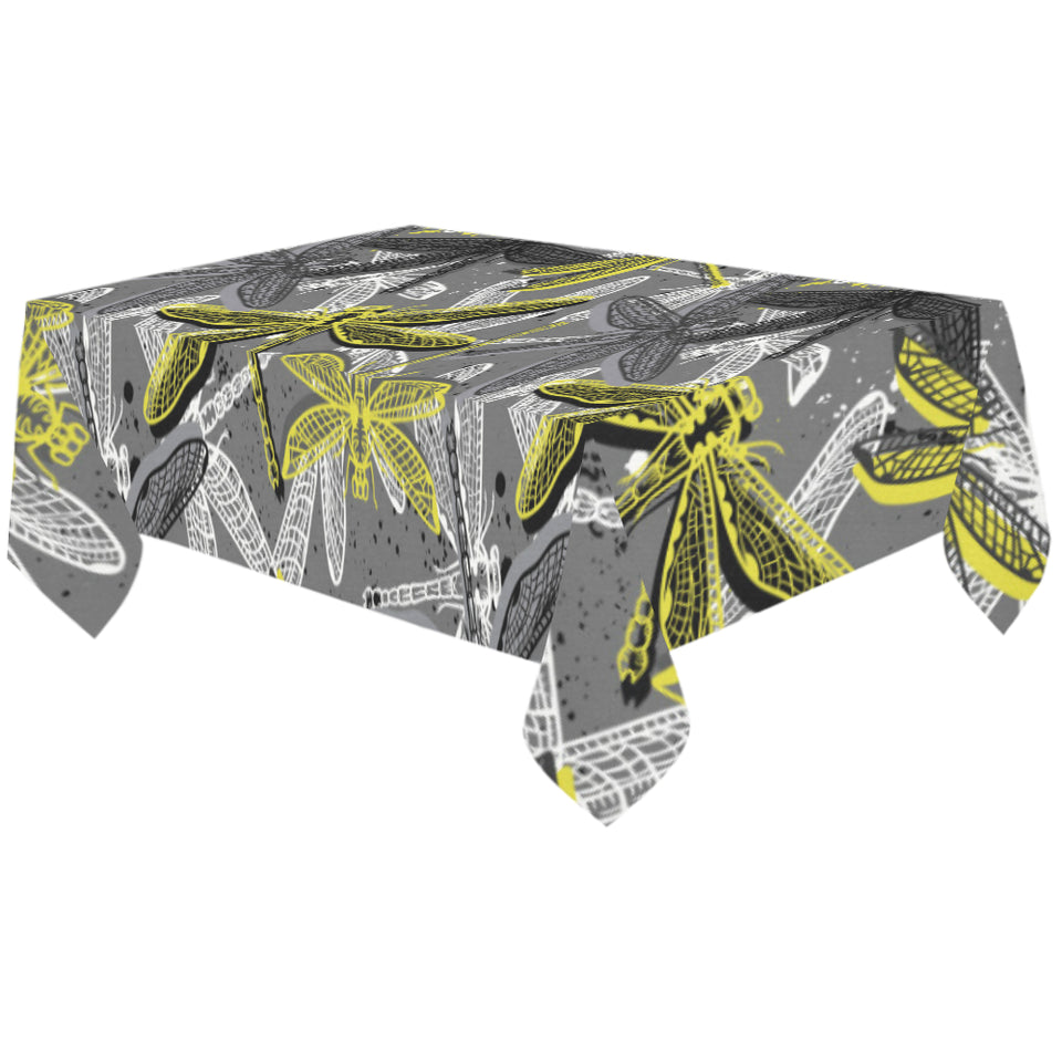 Hand drawn dragonfly pattern Tablecloth