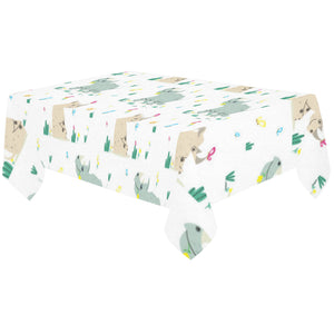 Cute Rhino pattern Tablecloth