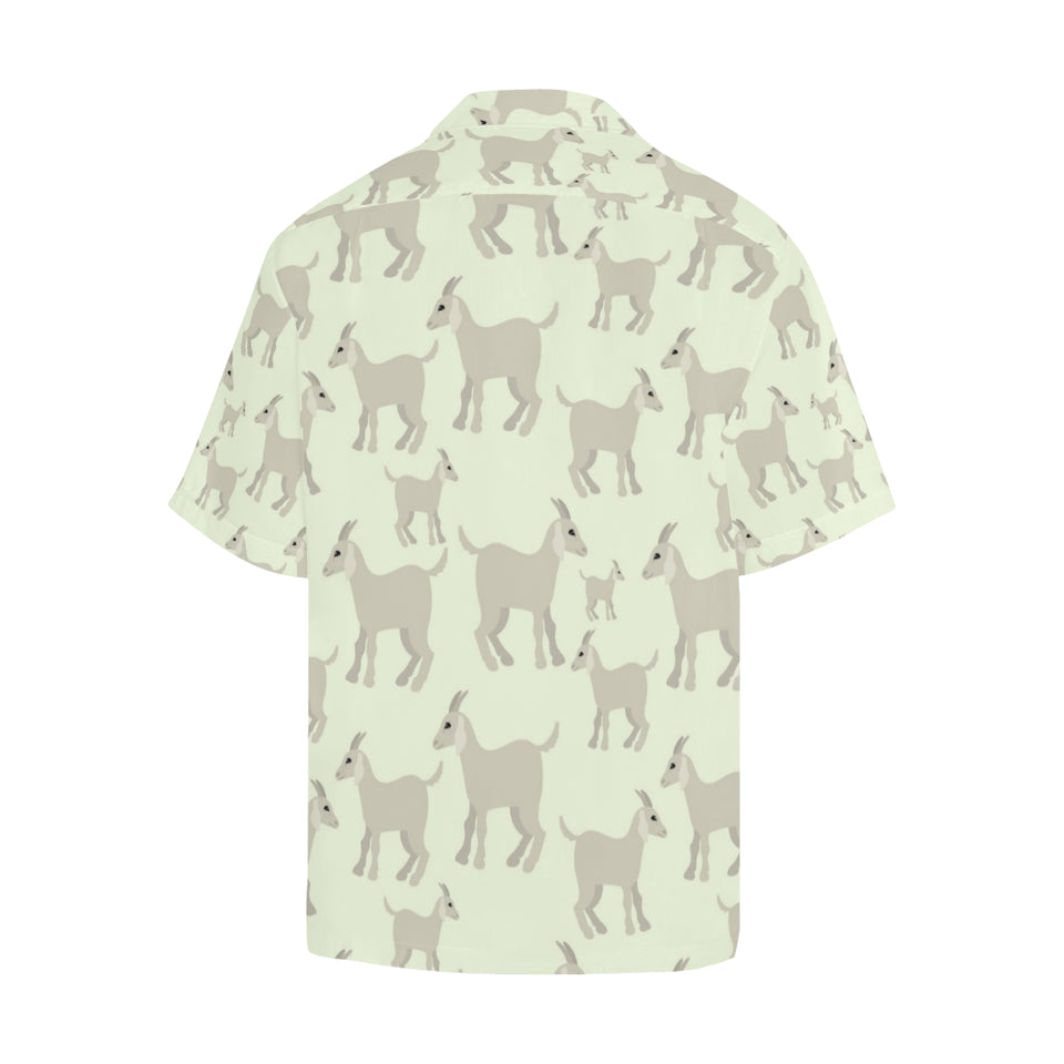 Little young goat pattern Men's All Over Print Hawaiian Shirt