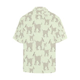 Little young goat pattern Men's All Over Print Hawaiian Shirt