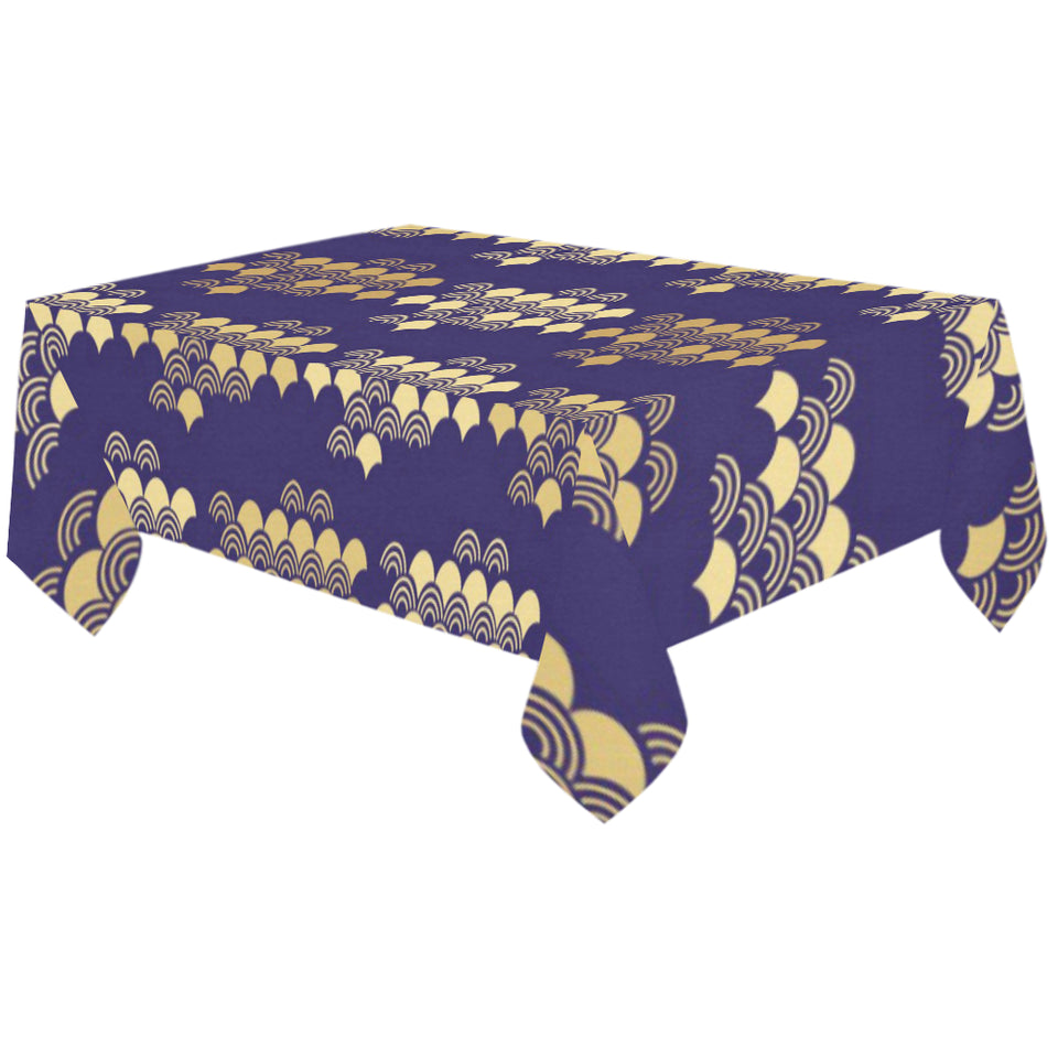 Beautiful japanese fan pattern Tablecloth