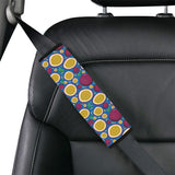 Passion fruit blue background Car Seat Belt Cover