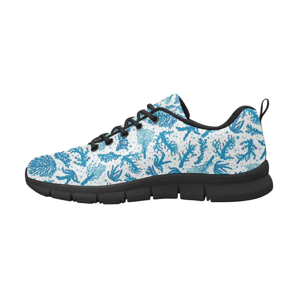 Coral Reef Pattern Print Design 01 Men's Breathable Sneakers ( Model 055)