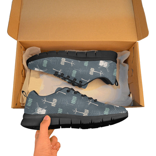 windmill tree pattern Women's Sneaker Shoes