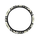 Gear Pattern Print Design 02 Car Steering Wheel Cover