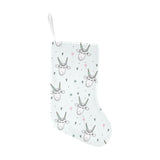 Cute goat design pattern Christmas Stocking