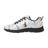Polar bears star poka dot pattern Women's Sneaker Shoes