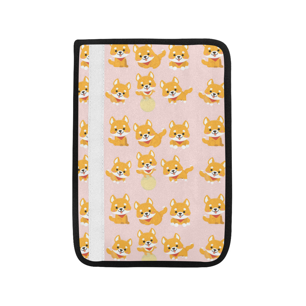 Cute shiba inu dog pattern Car Seat Belt Cover