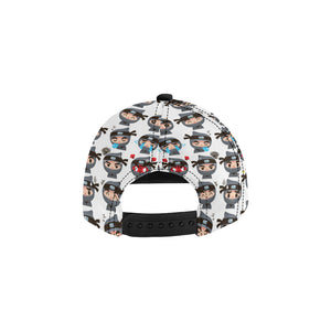 Cute ninja design pattern All Over Print Snapback Cap