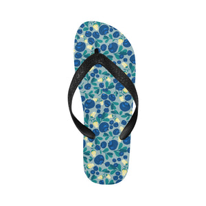 blueberry design pattern Unisex Flip Flops