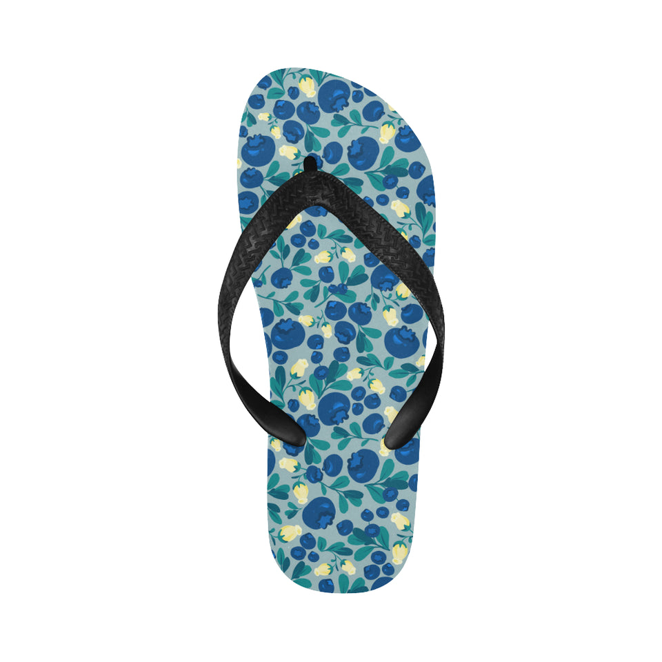 blueberry design pattern Unisex Flip Flops