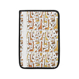 Giraffe Pattern Print Design 04 Car Seat Belt Cover