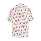 Cake cupcake design pattern Men's All Over Print Hawaiian Shirt