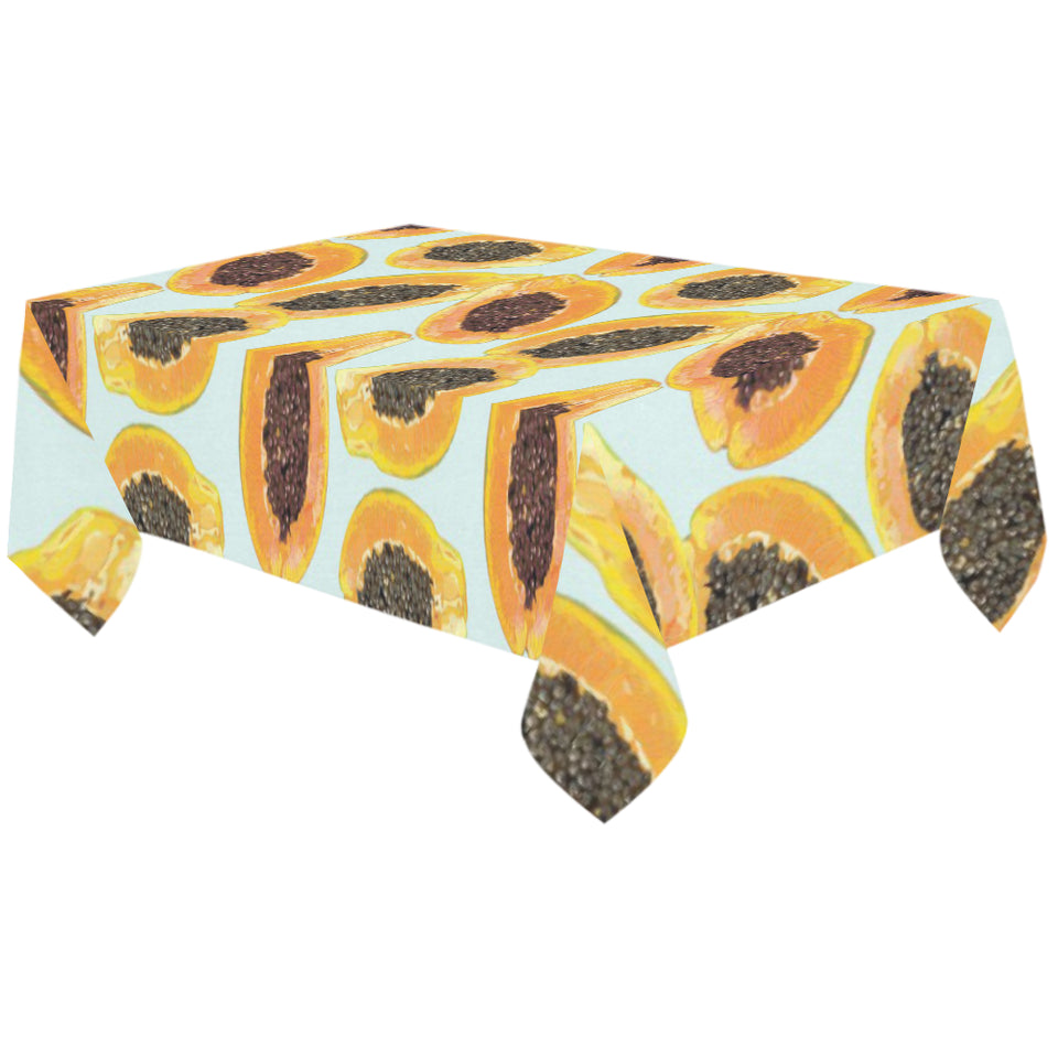 Watercolor papaya pattern Tablecloth