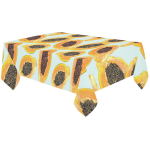 Watercolor papaya pattern Tablecloth