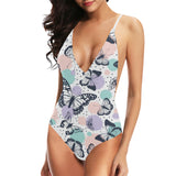 Butterfly pattern Women's One-Piece Swimsuit