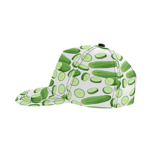 cucumber whole slices pattern All Over Print Snapback Cap