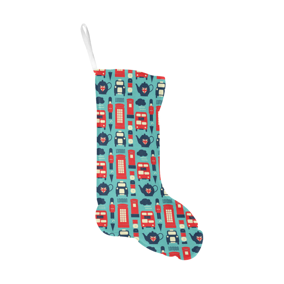 British Pattern Print Design 04 Christmas Stocking