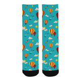 Hot Air Balloon Sky Pattern Crew Socks