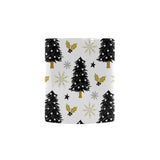 Christmas tree holly snow star pattern Morphing Mug Heat Changing Mug
