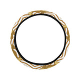 Rhino yellow theme pattern Car Steering Wheel Cover