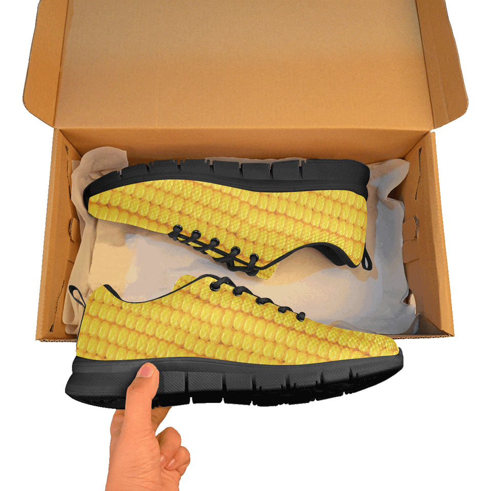 Corn Pattern Print Design 04 Men's Breathable Sneakers ( Model 055)